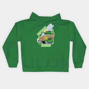 Tankylo saurus Kids Hoodie